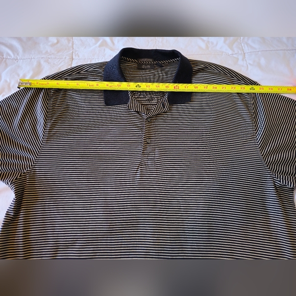 Tasso Elba Striped Golf Shirt β³ (Large) π©Άππ€ - Picture 10 of 16